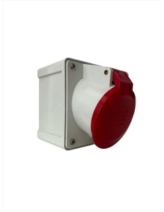 Scame Parre 520.3257 Interlocked socket 3p+t+n 32a ip67 380v with wall box
